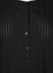 Lange viscose shirt met gestreept patroon, Black, Packshot image number 2
