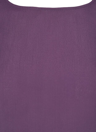 Viscose top met 3/4 mouwen en smokwerk, Vintage Violet, Packshot image number 2