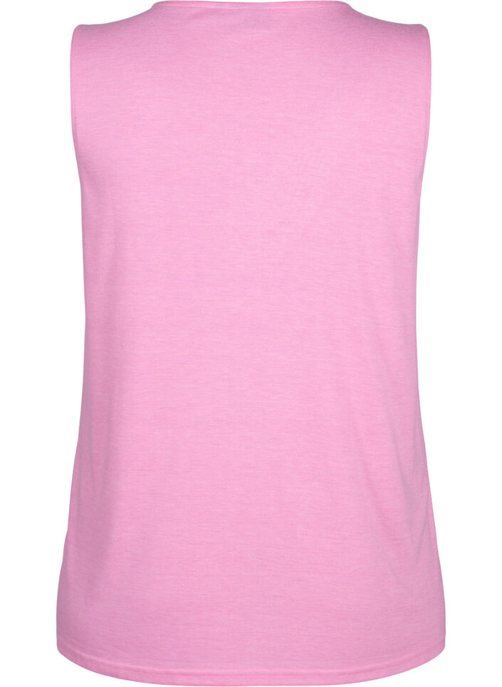 Mouwloos top met kant, Rosebloom, Packshot image number 1