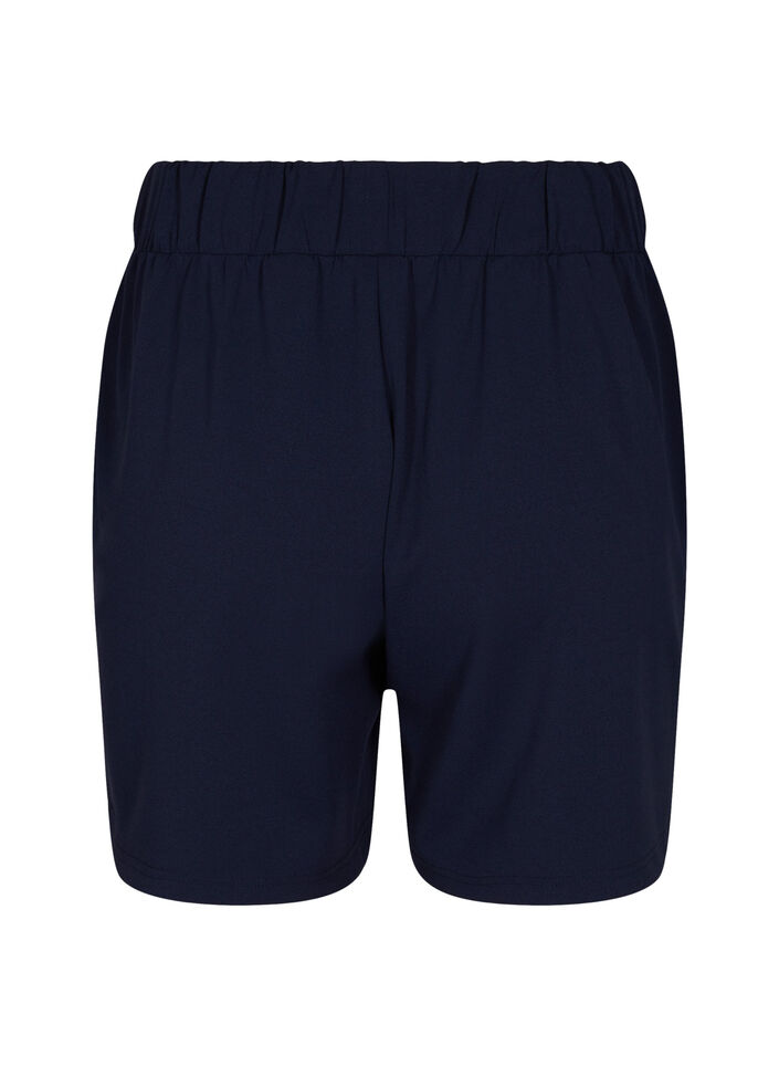 Korte broek met zakken en losse pasvorm, Blauw, Packshot image number 1