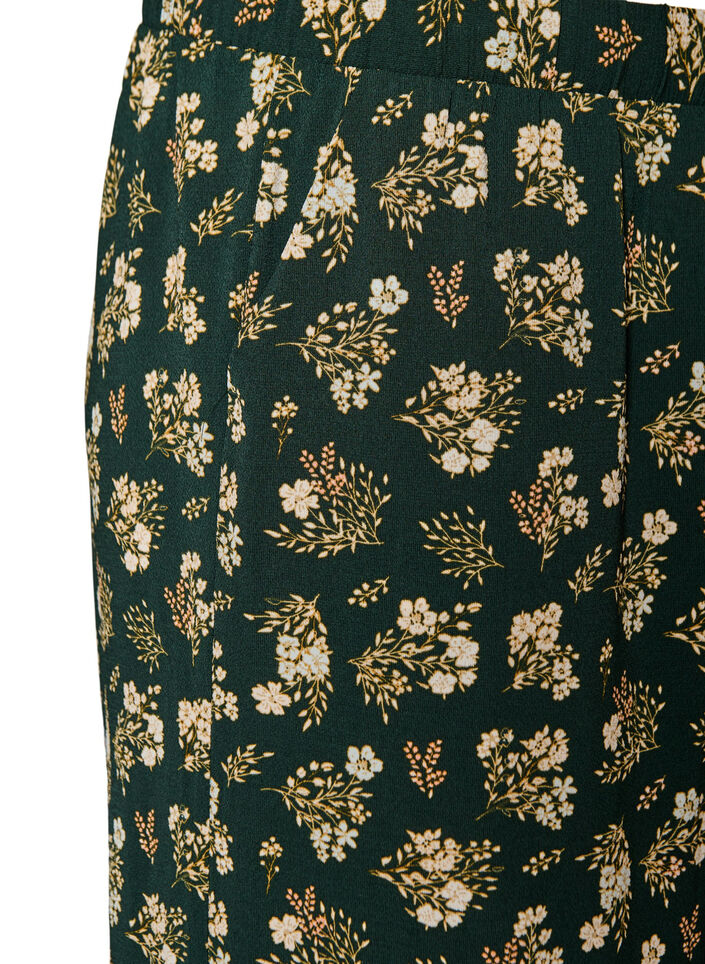 Culotte broek met print, Zwart, Packshot image number 2