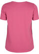 Basic t-shirt in effen kleur met katoen, Rood, Packshot image number 1