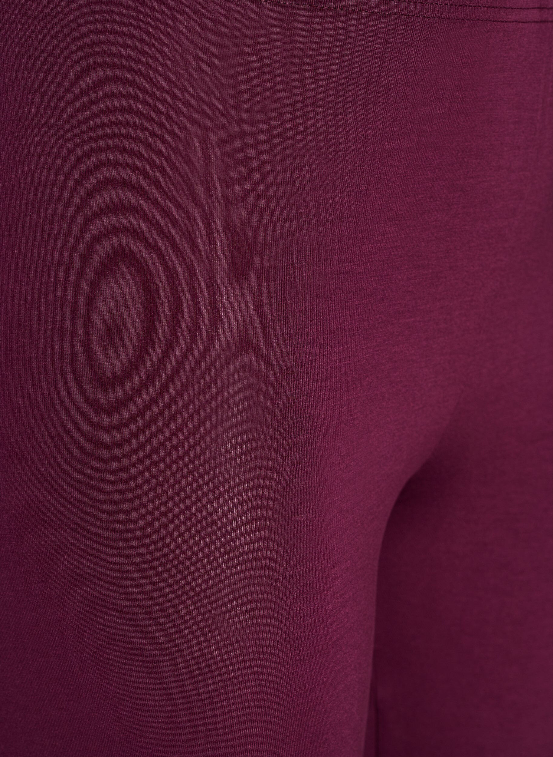 Zizzi Basislegging van viscose, Donker Bordeaux, Packshot image number 2