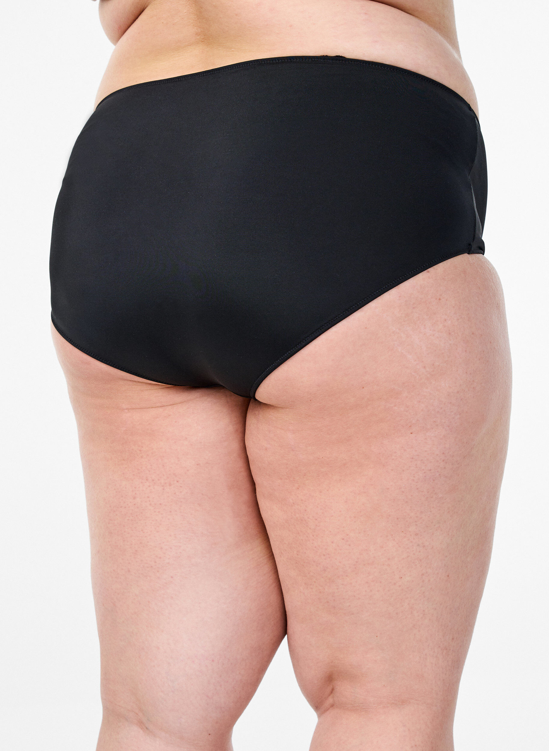 ZizziMicrofiber slip met binnenzakje, Zwart, Model image number 1