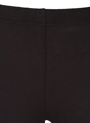 Een 3/4 legging met knopen, Black, Packshot image number 2