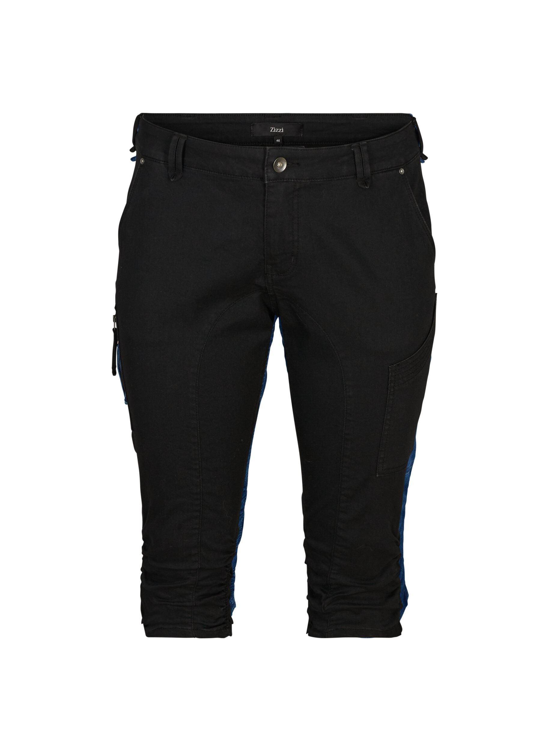 Slim fit capri jeans met zakken