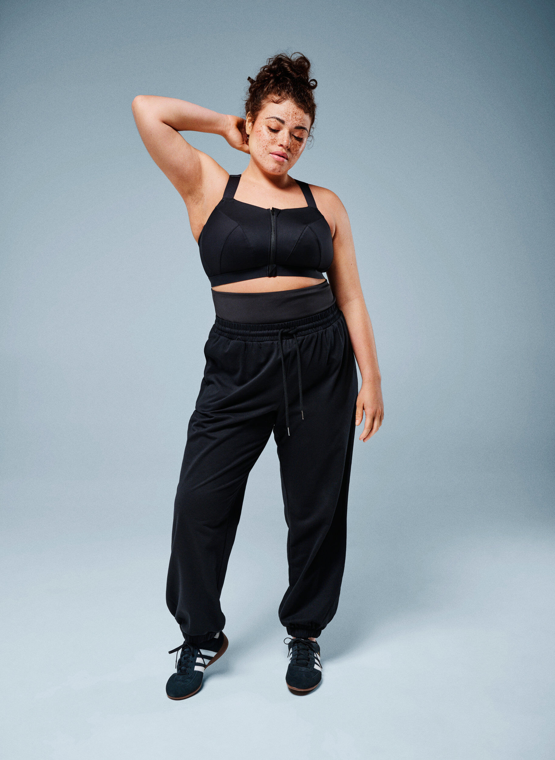 Joggingbroek met een brede tailleband