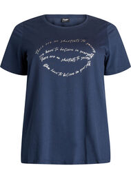 FLASH - T-shirt met print, Blauw