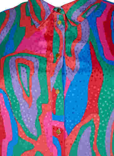 Lang shirt met opdruk, Colorfull Art Print, Packshot image number 2