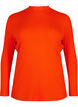 Getailleerde Blouse van viscose met hoge hals., Orange.com, Packshot image number 0