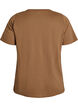 T-shirt met print, Bruin, Packshot image number 1