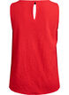 Mouwloze top met textuur, Rood, Packshot image number 1
