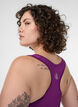 Sport-bh met racerback, Paars, Model image number 3