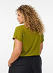 T-shirt met korte mouwen van katoenmix, Groen, Model image number 2