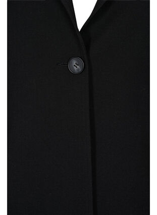Lange jas met knoopsluiting, Black, Packshot image number 2
