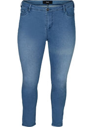 Slim fit Emily jeans met normale taillehoogte, Blue denim