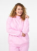 Sweatshirt met hoge kraag en lange mouwen, Roze, Model image number 0