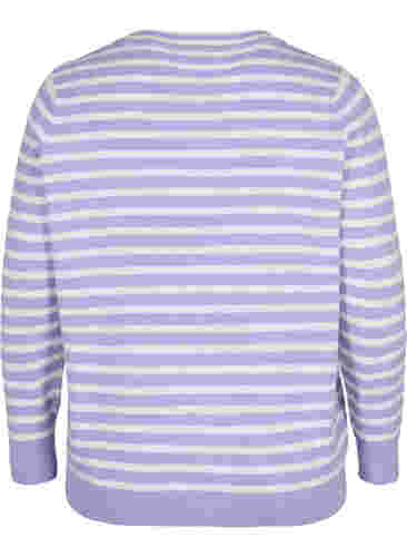 Gebreide top in rib, Lavender Comb., Packshot image number 1