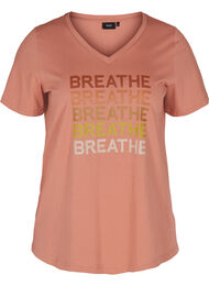 T-shirt met print, Canyon Rose BREATHE 