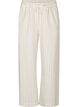 Losse broek met hoge taille en zakken, Vanille, Packshot image number 0