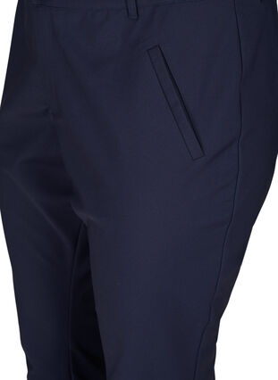 Klassieke broek met hoge taille en enkellengte, Night Sky, Packshot image number 2