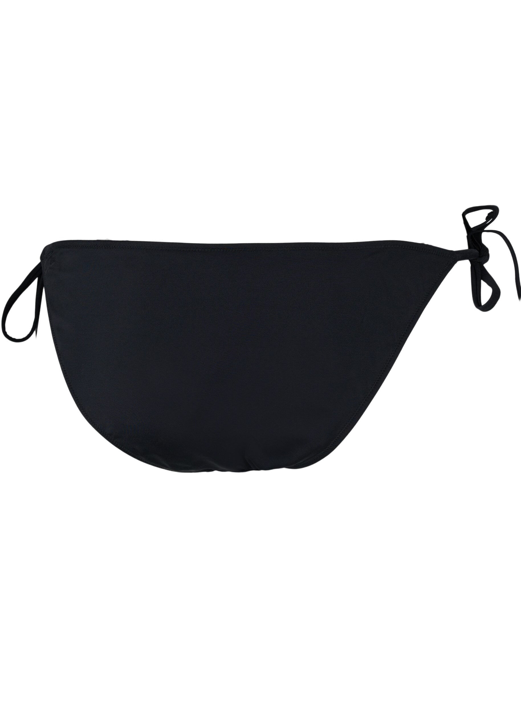 Zizzi Bikinibroekje met trekkoord, Black, Packshot image number 1