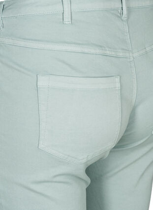 slim fit Emily shorts met normale taille, Gray mist, Packshot image number 3
