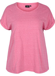 Gemêleerd katoenen t-shirt, Fandango Pink Mél