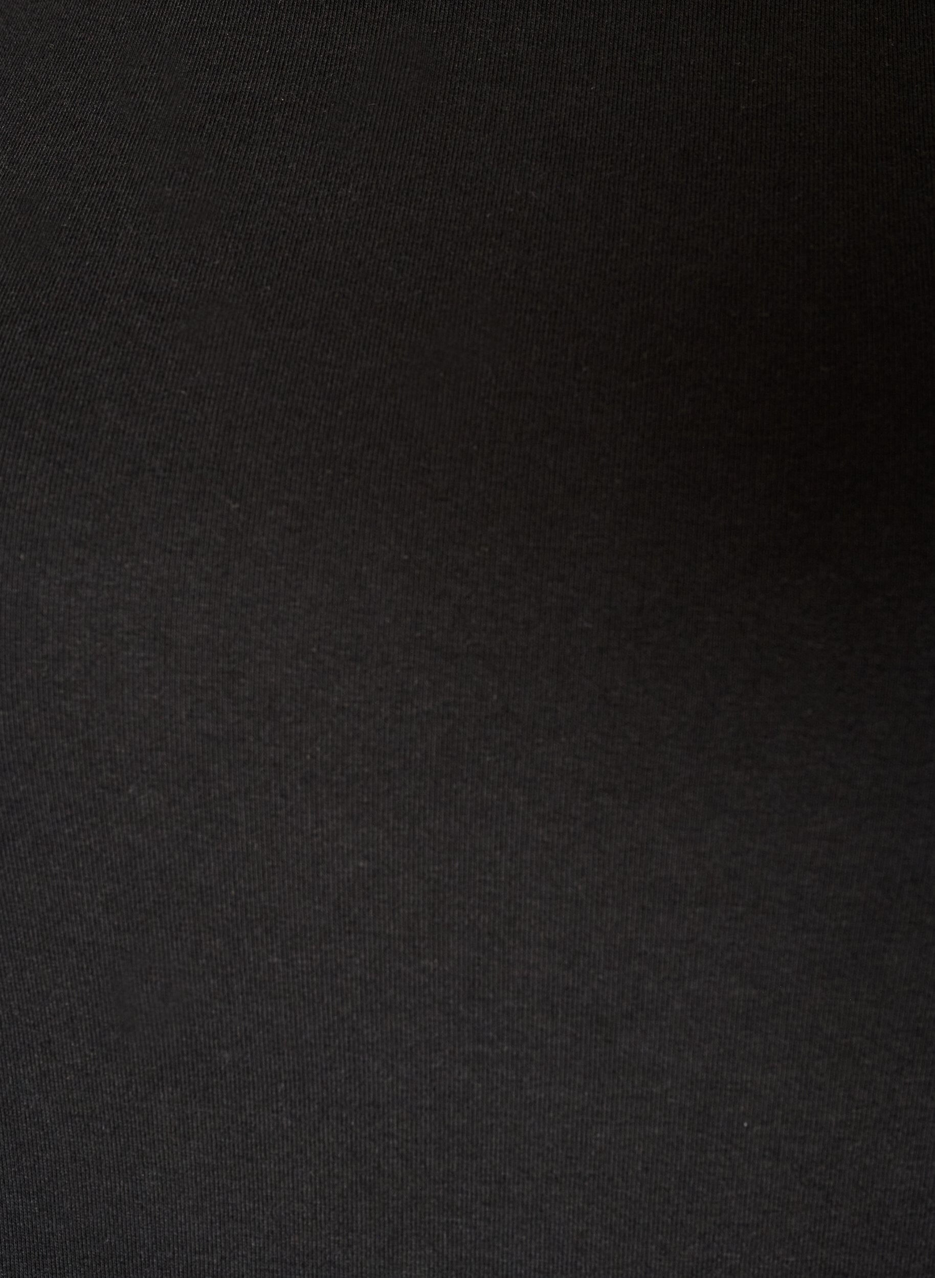 ZizziBasic T-shirt met boothals en 3/4-mouwen, Zwart, Packshot image number 2