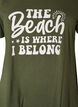 T-shirt met ronde hals en A-lijn vorm, Groen, Packshot image number 2