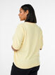 FLASH - Fijngebreide blouse met korte mouwen, Geel, Model image number 2