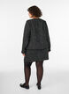 Korte boucl&eacute; rok, Zwart, Model image number 2