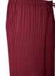 Broek met textuurstrepen en rechte pijpen, Rood, Packshot image number 2