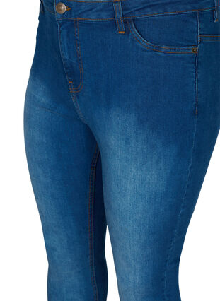 Super smalle Amy jeans met hoge taille, Blue denim, Packshot image number 2