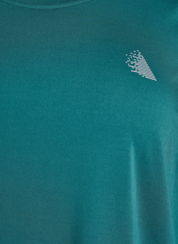 Training blouse met 3/4 mouwen, Groen, Packshot image number 2