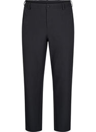 Broek met zakken en rechte pijpen, Black
