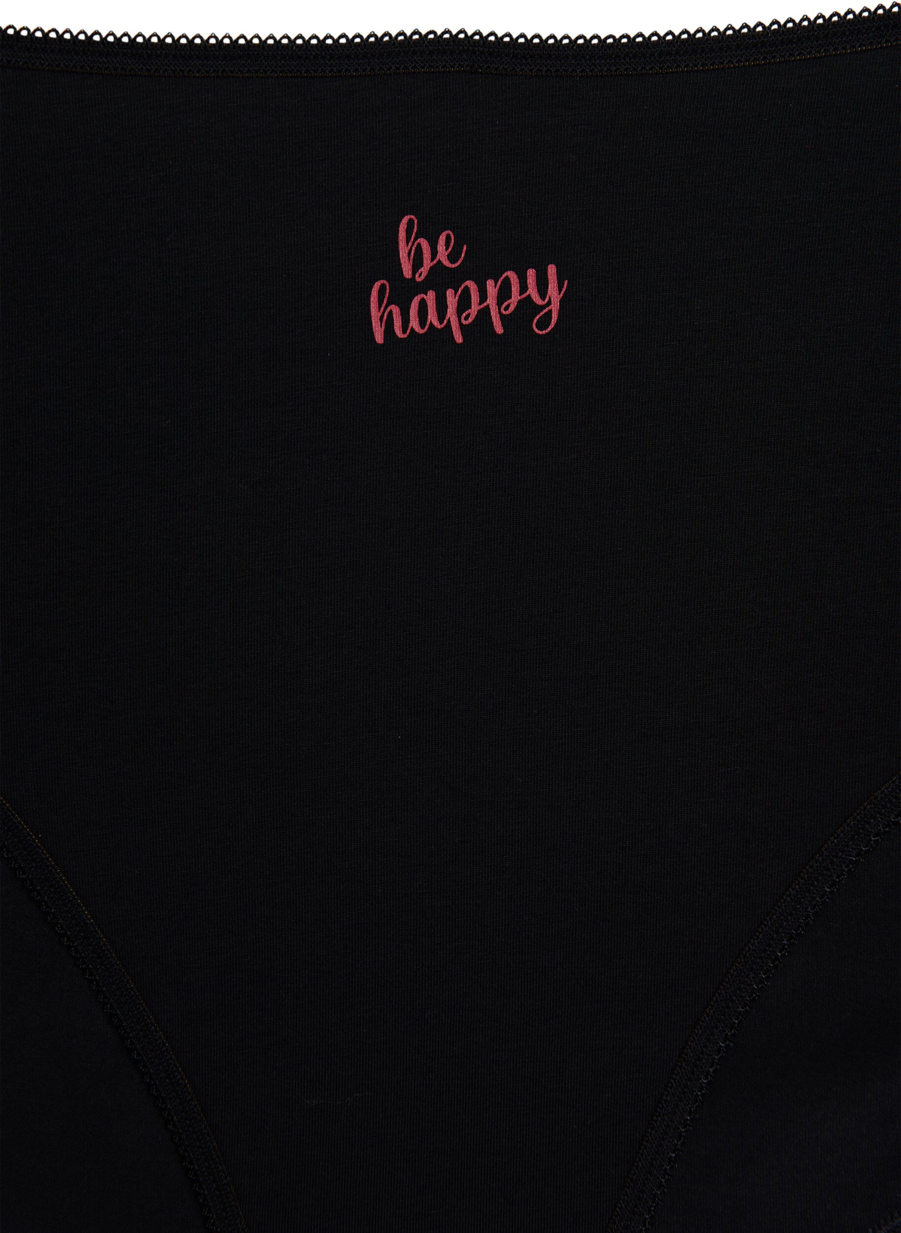 Zizzi 7-pack panties met normale taille, Rood, Packshot image number 3