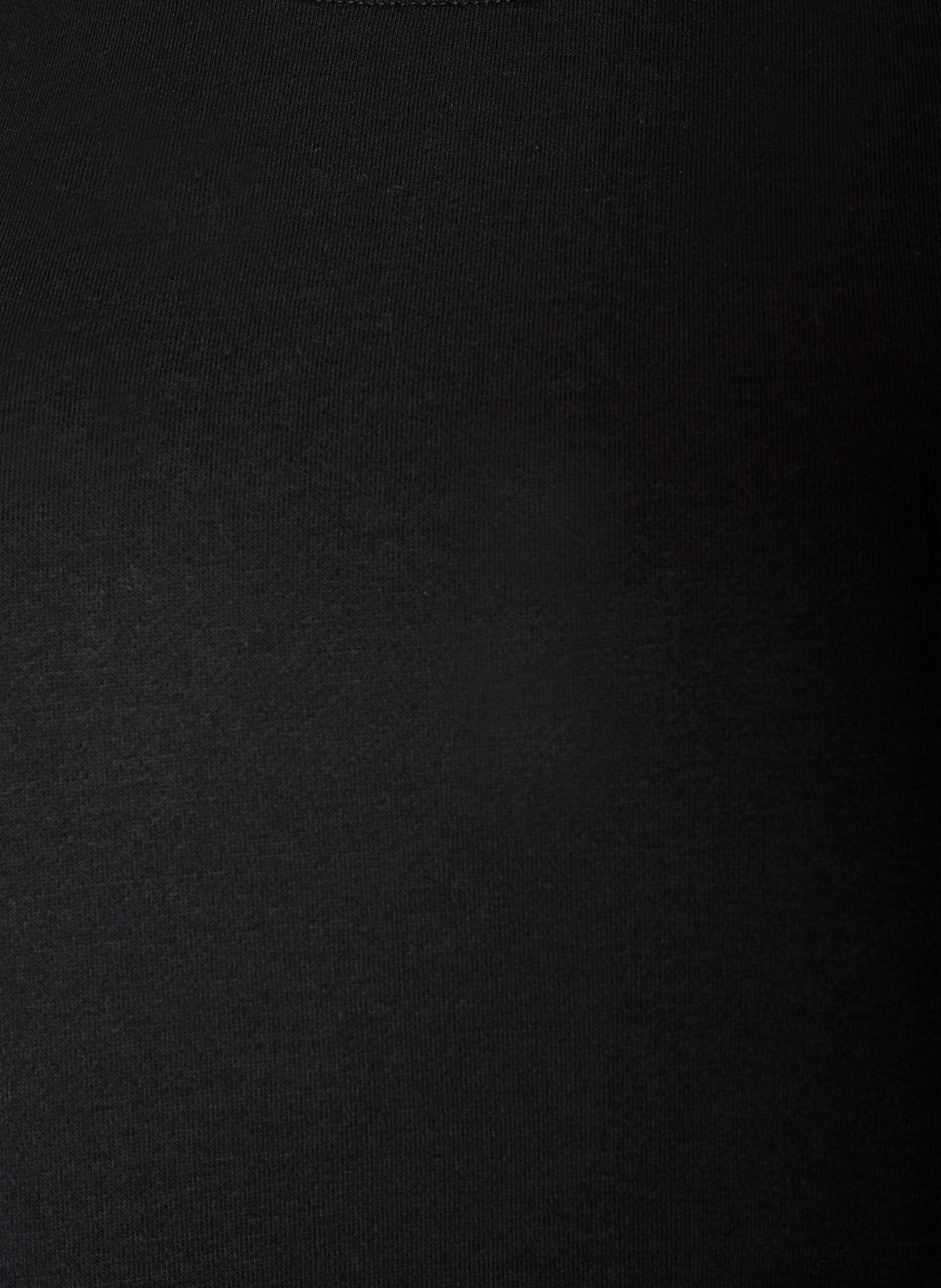 ZizziLosse sweatshirtjurk met zakken, Zwart, Packshot image number 2
