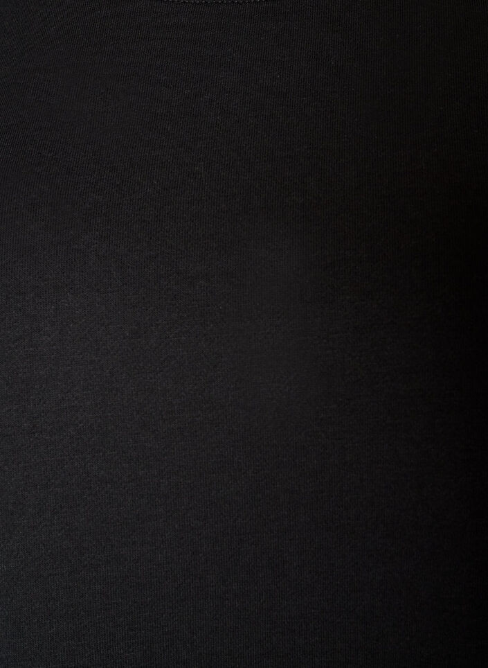 Losse sweatshirtjurk met zakken, Zwart, Packshot image number 2