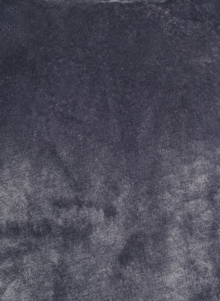 Velours hoodie met kangoeroezak, Grijs, Packshot image number 2