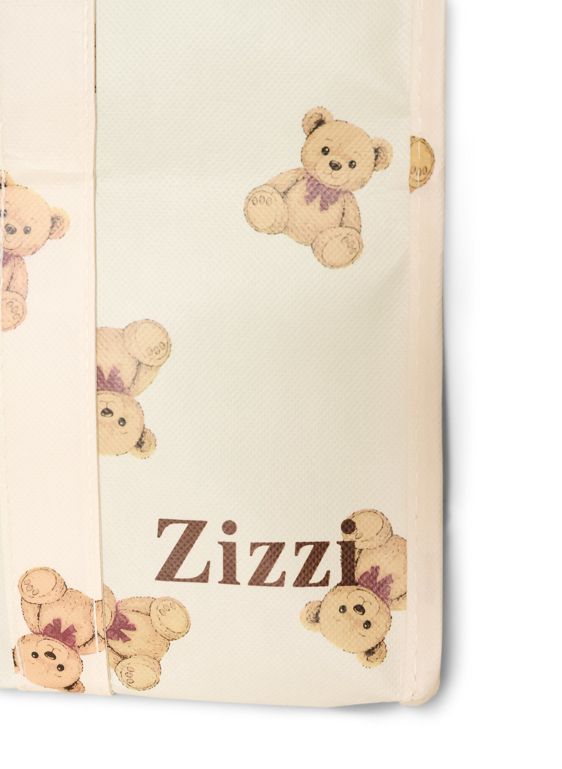 ZizziShoppingtas met ritssluiting, Beige, Packshot image number 2