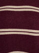Gebreide blouse met dubbele contrasterende strepen, Rood, Packshot image number 2