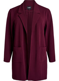 FLASH - Lange jas met zakken, Rood