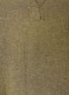 Midi-jurk in linnen en viscose met 1/2 mouwen, Groen, Packshot image number 2