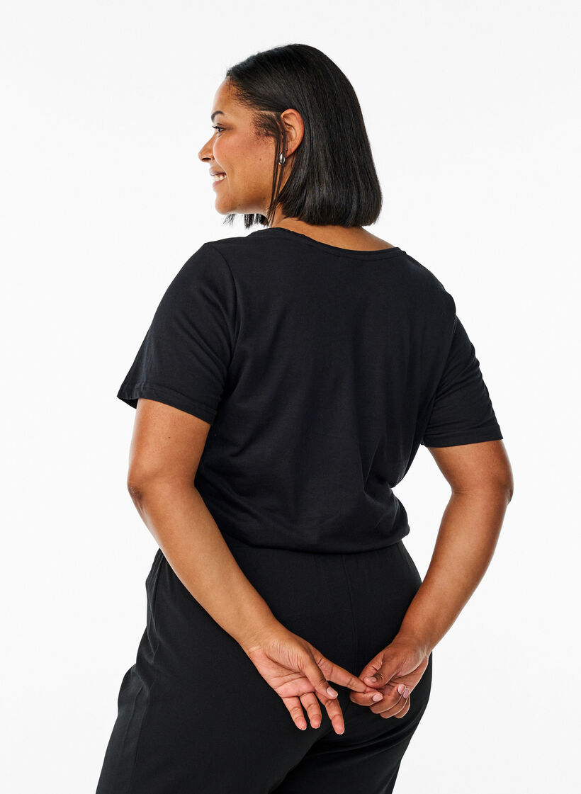 FLASH - T-shirt met motief, Zwart, Model image number 2