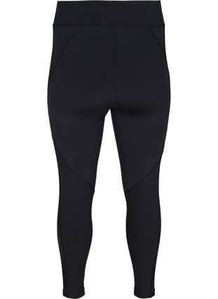 Cropped legging met hoge taille, Black, Packshot image number 1