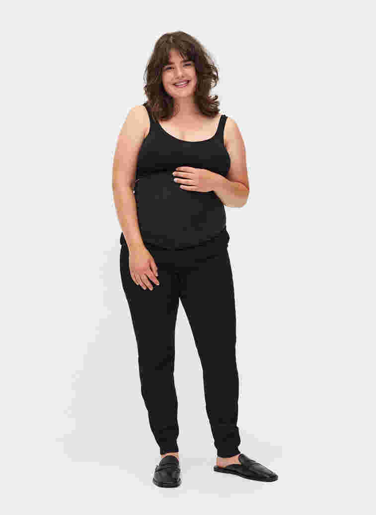 Zwangerschapsjegging met achterzakken, Black, Model image number 3