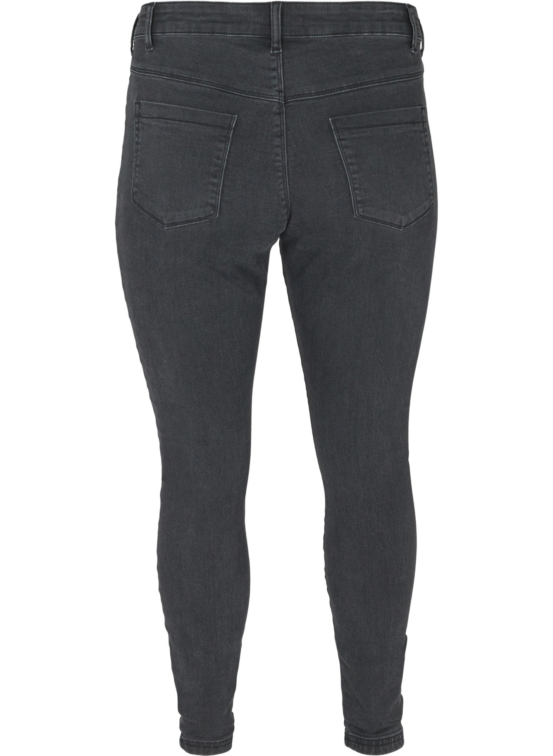 Zizzi Jeggings van katoenmix, Grey Denim, Packshot image number 1