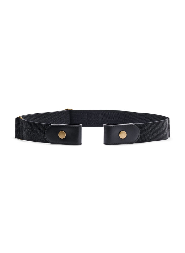 Elastische riem met lurex, Black, Packshot image number 0
