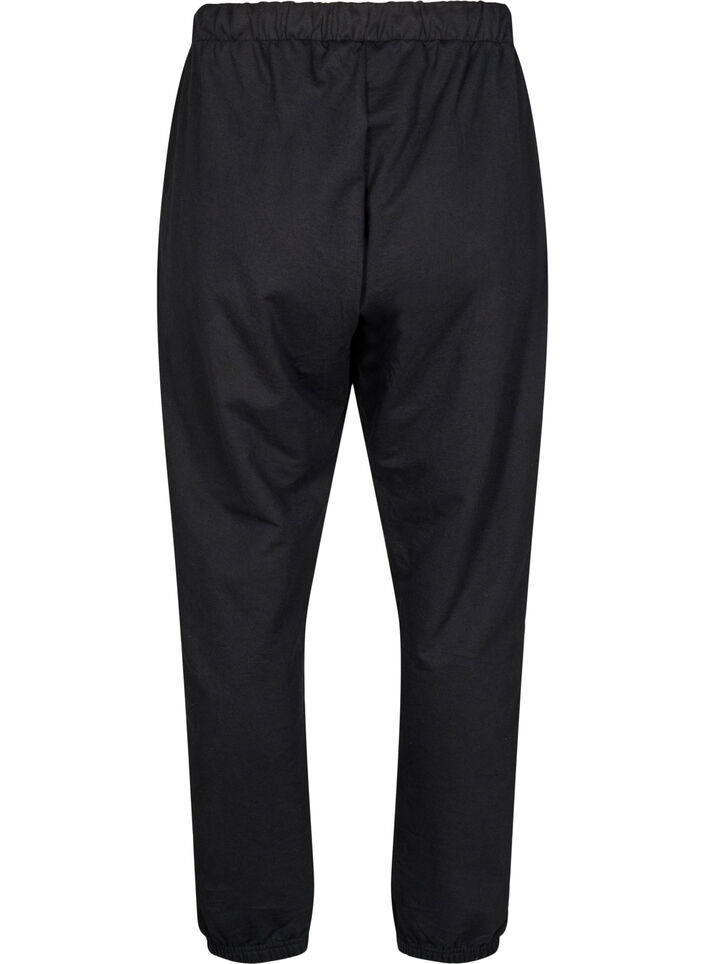 Trainingsbroek met zakken, Zwart, Packshot image number 1
